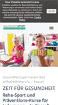 Mobile Screenshot of gesundheitssport-kassel.de